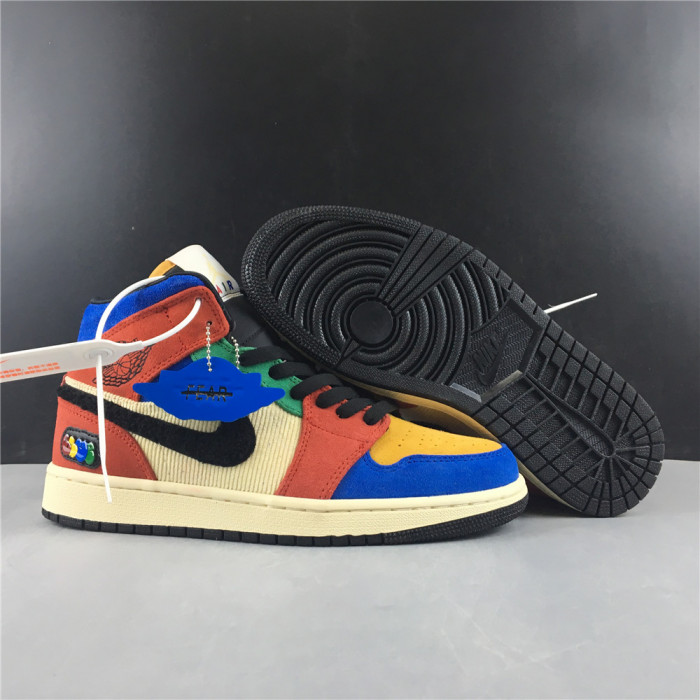 air jordan 1 mid blue the great cu2805-100