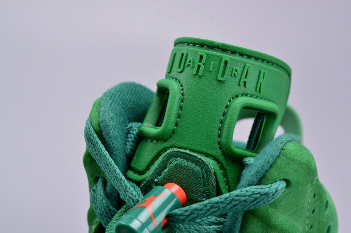 air jordan 6 retro nrg g8rd "gatorade" pine green mens aj5986-335