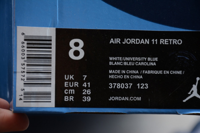 air jordan 11 retro low "concord" ah7860-100