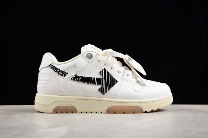 OFW OOO Low Tops White Black SS21 OMIA189S21LEA0030110