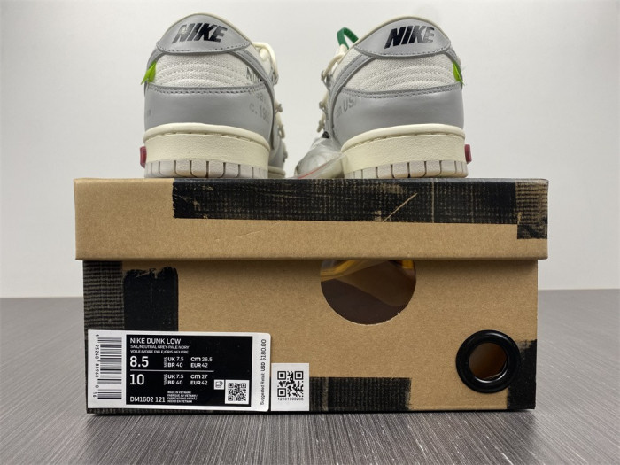 ofw x dunk low “25 of 50” dm1602-121