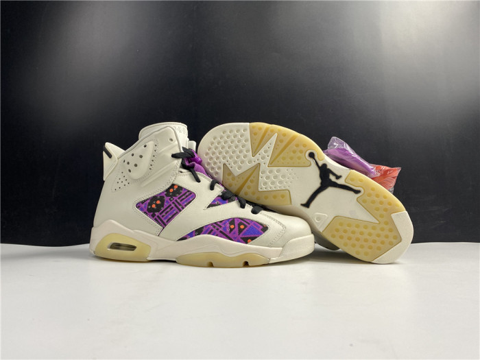 air jordan 6 retro quai54 sail black cz4152-101