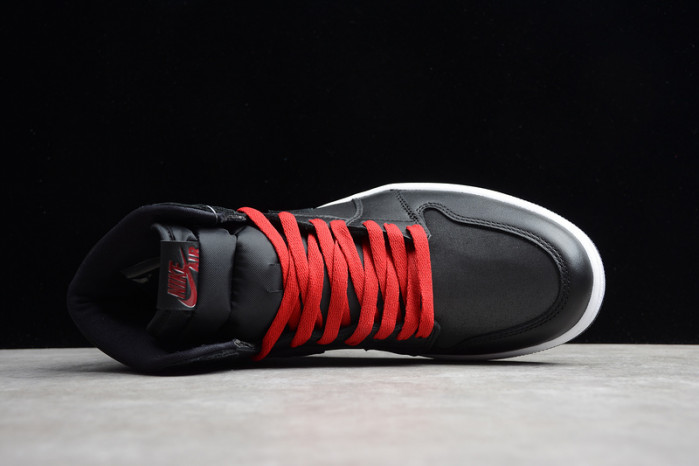 air jordan 1 high black satin 555088-060