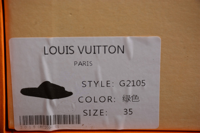 l&v slipper green16