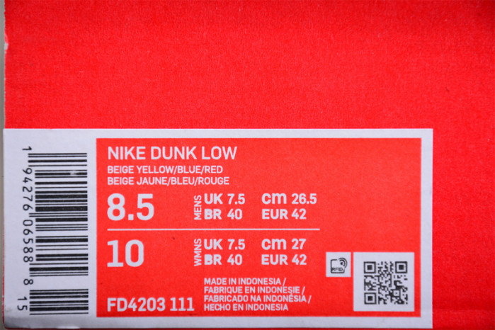 Nike Dunk Low Retro PRM Year of the Rabbit Blue Orange Cream FD4203-111
