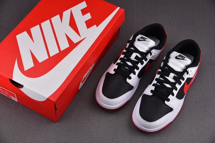 Nike Dunk Low Retro White Black University Red FD9762-061