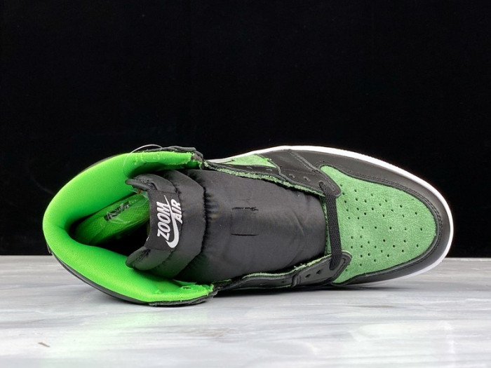 air jordan 1 high zoom “rage green” ck6637- 002