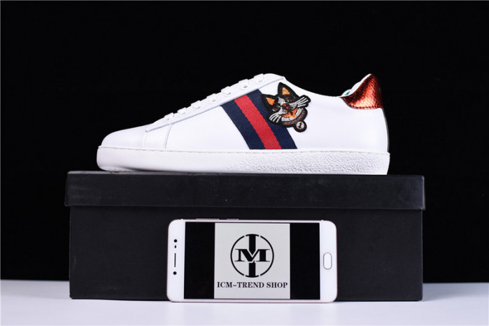 G*u*i original casual shoes ace embroidered low-top with dog 6951103-57