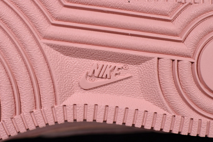 nike air force 1 07 suede women lifestyle shoe pink aa1117-601