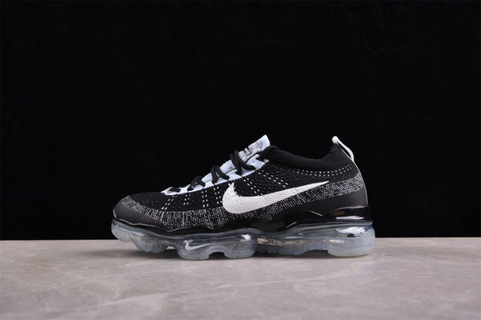 nike air vapormax 2023 flyknit black blue tint dv1678-010