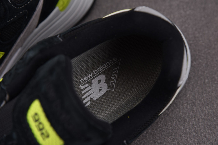 new balance 992 miusa black grey volt m992tq