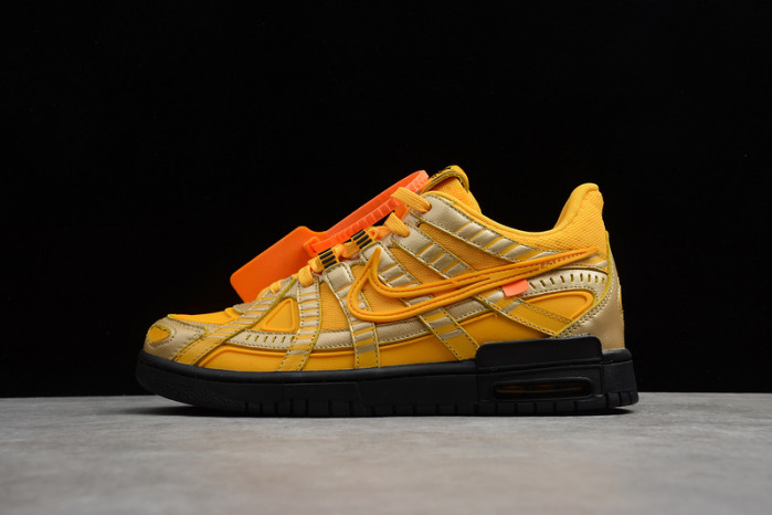 OFW x Nike Air Rubber Dunk “University Gold CU6015-700