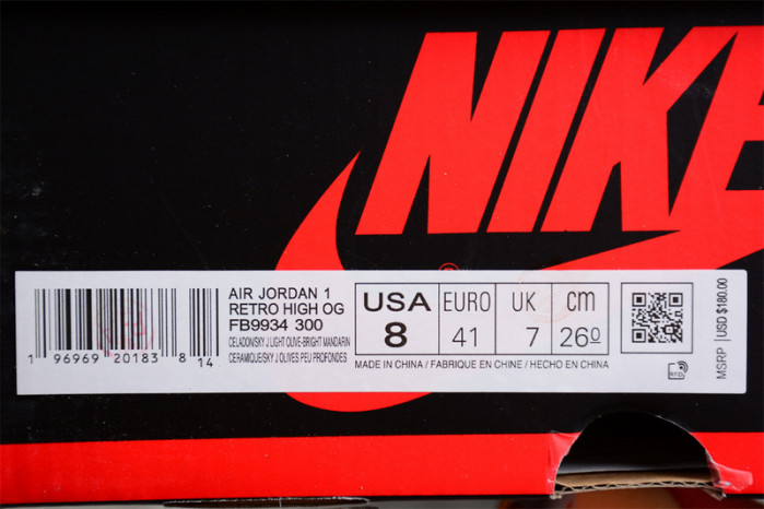 air jordan 1 high og “celadon” fb9934-300
