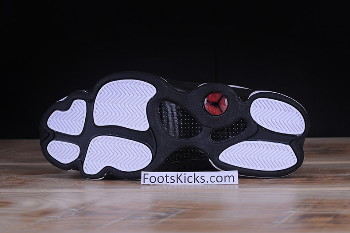 air jordan 13 retro sngl day "love and respect" black/ white mens 888164-112
