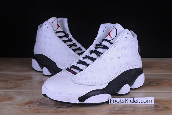 air jordan 13 retro sngl day "love and respect" black/ white mens 888164-112
